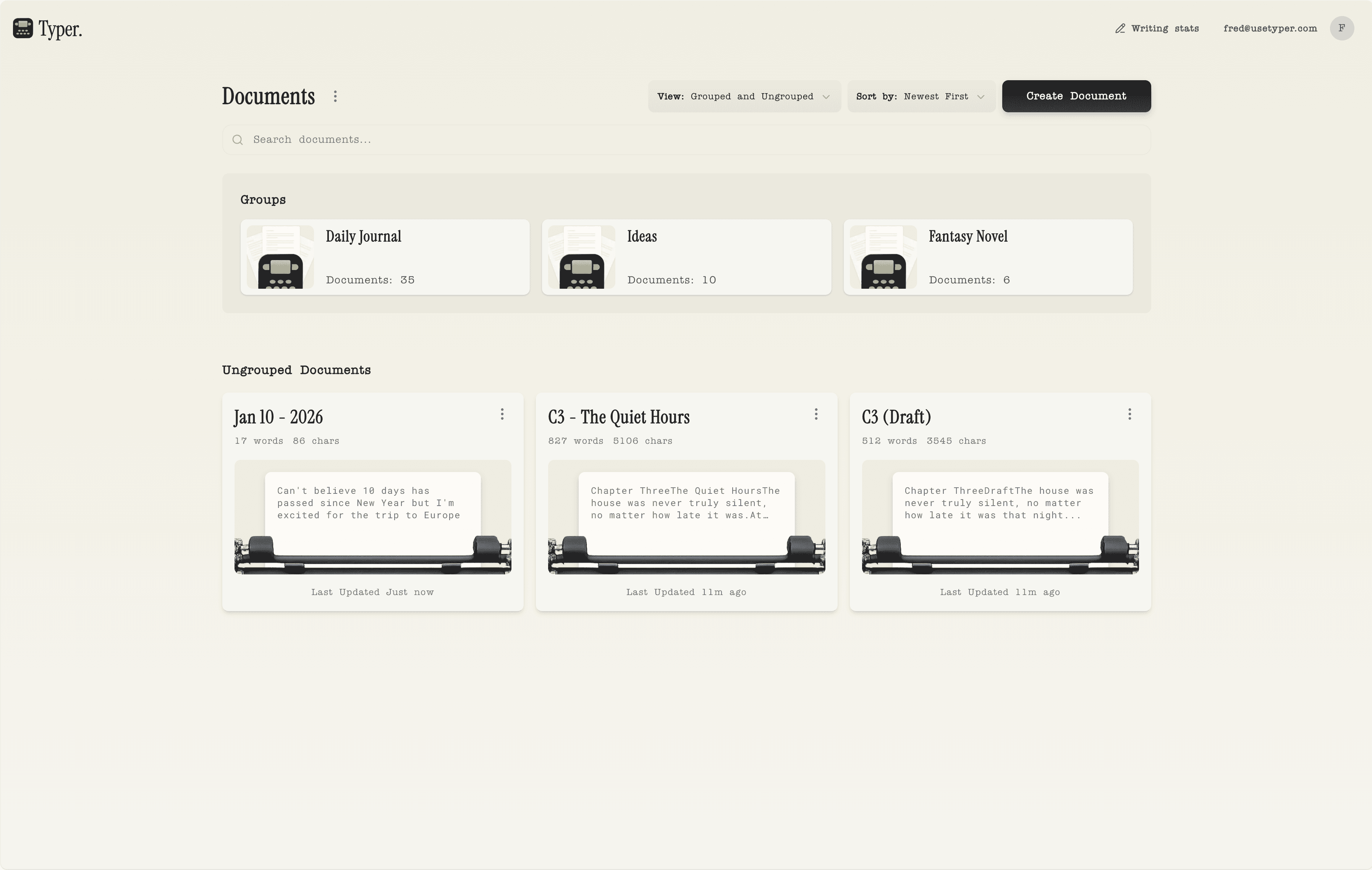 Beautiful Interface, Clean Organization